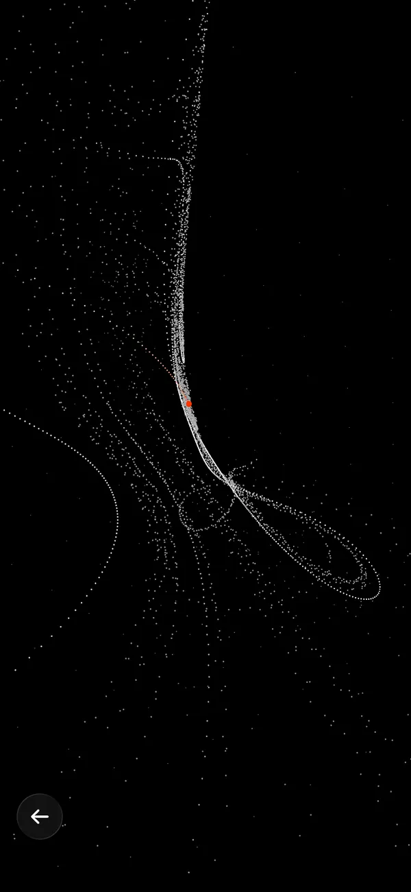 Strange attractor on iPhone